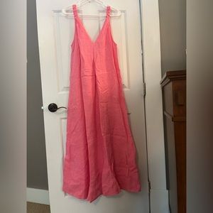 100 percent linen beach cover up/dress by White Mykonos